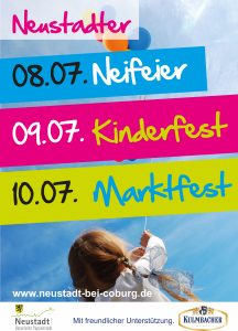 Neustadt Kinderfest Marktfest Plakat 2022